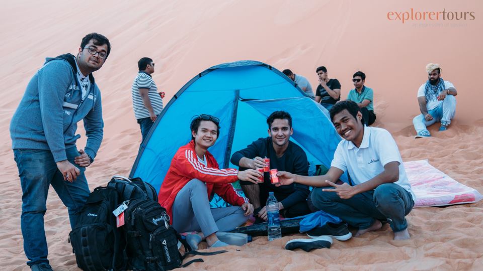 SP Jain Students at Liwa Desert