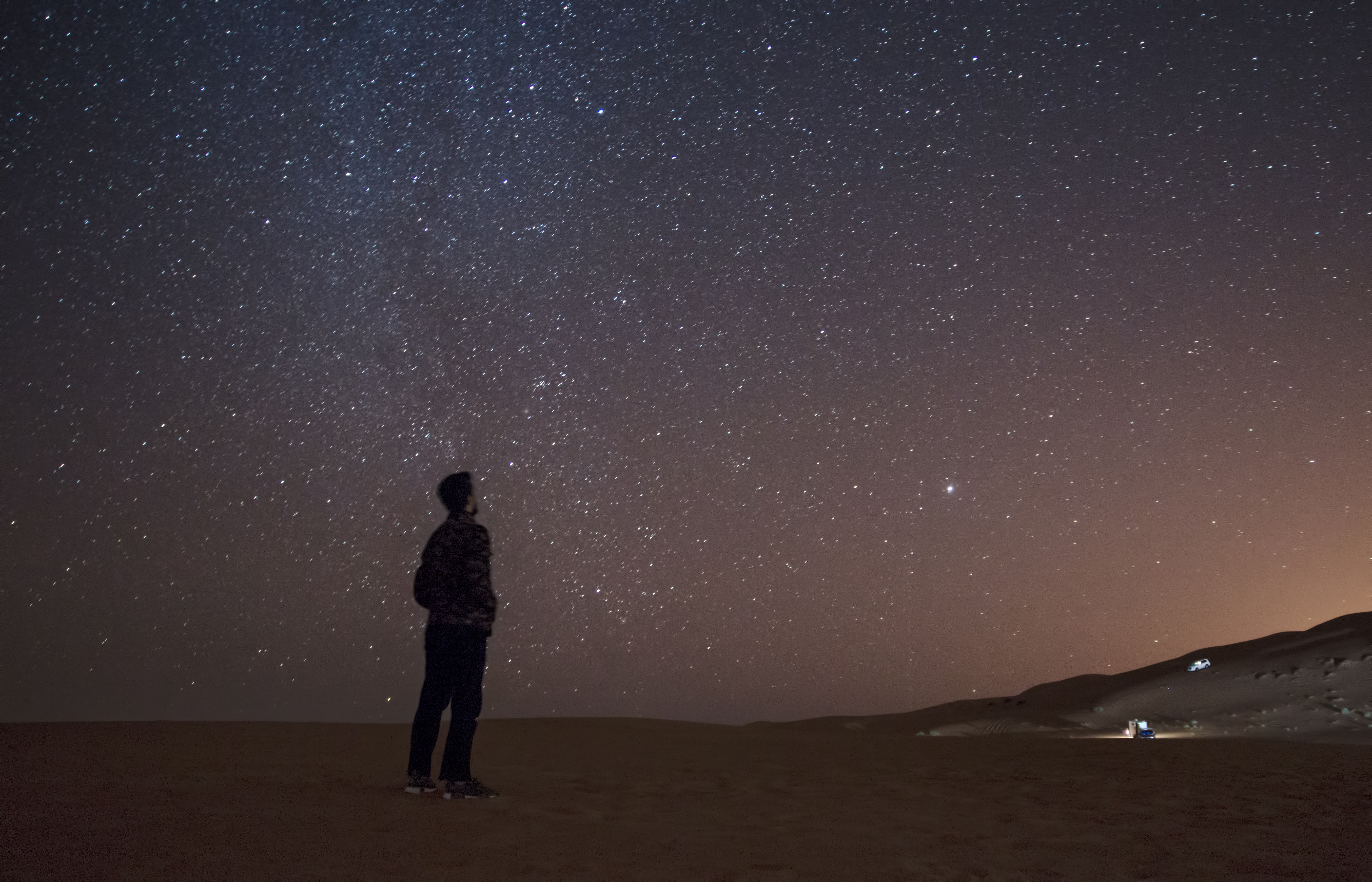 Night Trekking at Liwa Desert