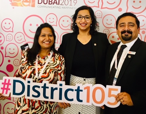 Parmita Debnath at District Toastmasters Annual Conference (DTAC 2019) in Dubai 3
